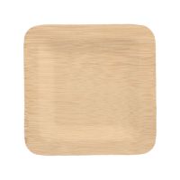 Bambus Teller "pure" eckig 18 x 18 cm natur