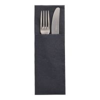 Bestecktaschen "DAILY Collection" 48 x 30 cm schwarz