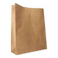 Blockbodenbeutel, Kraftpapier 40 x 32 x 11 cm braun