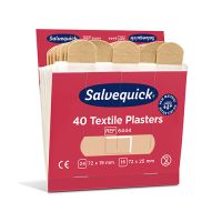 "Cederroth" Salvequick 40 Textile Pflaster rot, Pflaster-Refill

