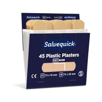 "Cederroth" Salvequick 45 Plastic Pflaster, blau, wasserabweisend, Pflaster-Refill
