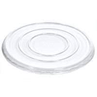 Deckel für Salatschalen To Go, R-PET rund Ø 18 cm · 1,5 cm klar