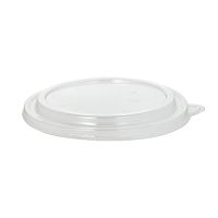 Deckel für Salatschalen To Go, PET rund Ø 18,4 cm · 2 cm klar