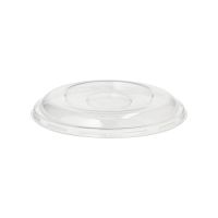 Deckel für Salatschalen To Go, R-PET rund Ø 15,5 cm · 2,5 cm klar