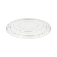 Deckel für Salatschalen To Go, R-PET rund Ø 18 cm · 1,5 cm klar