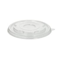 Deckel für Zuckerrohrschalen rund Ø 16,4 cm · 1,1 cm transparent