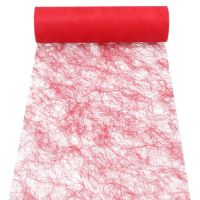 Dekoband Sizoflor 25 m x 30 cm rot