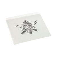 Döner-Kebab-Tüten 16 x 16 cm weiss