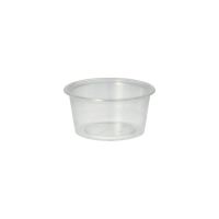 Dressingbecher, PP rund 80 ml Ø 7,1 cm · 3,5 cm transparent