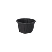 Dressingbecher aus Papier 10 ml Ø 3,5 cm · 2,2 cm schwarz