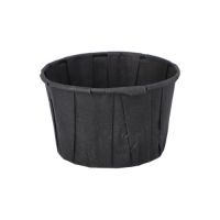 Dressingbecher aus Papier 110 ml Ø 7 cm · 4,2 cm schwarz