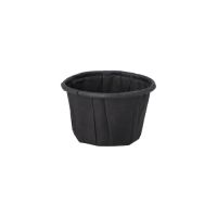 Dressingbecher aus Papier 25 ml Ø 4,4 cm · 2,8 cm schwarz