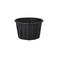 Dressingbecher aus Papier 35 ml Ø 5 cm · 3,1 cm schwarz