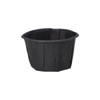 Dressingbecher aus Papier 50 ml Ø 5,8 cm · 3,5 cm schwarz