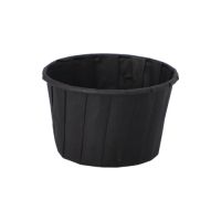 Dressingbecher aus Papier 90 ml Ø 6,6 cm · 4,2 cm schwarz