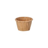 Dressingbecher aus Papier "pure" 10 ml Ø 3,5 cm · 2,2 cm braun