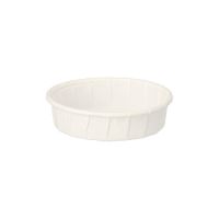 Dressingbecher aus Papier "pure" 25 ml Ø 6 cm · 1,5 cm weiss