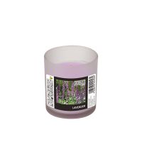 Duftkerze im Glas, Lavendel, Ø 70 mm · 77 mm, "Flavour"