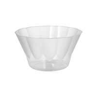 Einweg-Dessertschalen / Eisbecher To Go, PS rund 400 ml Ø 12 cm · 7 cm glasklar