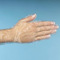 Einweghandschuhe aus PE, Größe M, transparent 