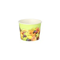 Eisbecher To Go, Pappe rund 100 ml Ø 7 cm · 5,3 cm "Früchte"