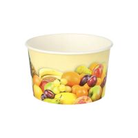 Eisbecher To Go, Pappe rund 250 ml Ø 10 cm · 6 cm "Früchte"