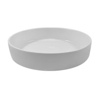 Fingerfood-Schale aus Porzellan, rund 475 ml Ø 16 cm · 3,5 cm weiss "Ano"