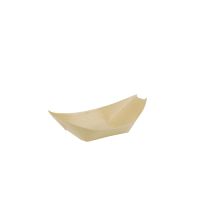 Fingerfood-Schalen aus Holz "pure", 14 x 8,2 cm "Schiffchen"