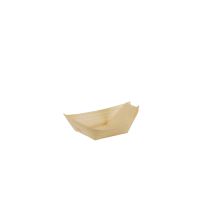 Fingerfood-Schalen aus Holz "pure", 8,5 x 5,5 cm "Schiffchen"