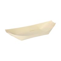 Fingerfood-Schalen aus Holz "pure", 25 x 10 cm "Schiffchen"