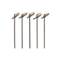 Fingerfood-Spieße 10 cm schwarz "Knoten"