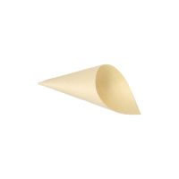 Fingerfood-Spitztüten, Holz "pure" Ø 4,5 cm · 8,5 cm