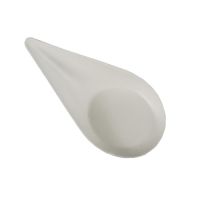 Fingerfood-Teller aus Zuckerrohr "pure", 10,5 x 5,7 cm weiß "Drop"