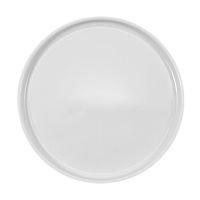 Fingerfood-Teller aus Porzellan, rund Ø 16 cm · 1,2 cm weiss "Ano"