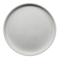 Fingerfood-Teller aus Porzellan, rund Ø 12 cm · 1,2 cm weiss "Ano"