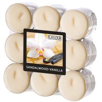 Duftteelichter, Sandalwood-Vanilla, Ø 37,5 mm · 16,6 mm, "Flavour"