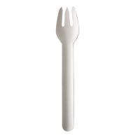 Gabeln aus Papier "pure" 15,5 cm weiss