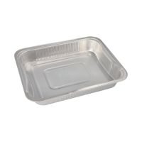 Gastronormbehälter 1/2, Alu eckig 3,4 l 5 x 26,2 x 32,2 cm
