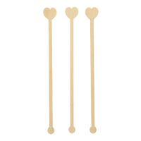 Getränke-Quirle, Bambus "pure" 20 cm "Heart"