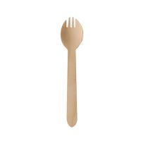 Göffel aus Holz "pure" 16 cm natur