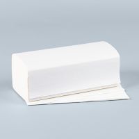 Handtuchpapier aus 2-lagigem Tissue, V-Falz, 25 x 23 cm, hochweiss "Comfort"