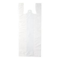 Hemdchen-Tragetaschen, HDPE 55 x 22 x 15 cm weiss mittel