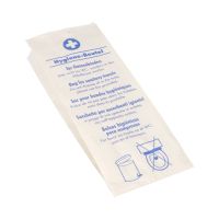 Hygienebeutel 28 x 11 x 5,5 cm weiss "bedruckt"