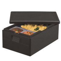 Thermobox, EPP 60 x 40 x 23 cm schwarz "Gastro-Norm 1/1"