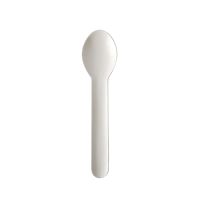 Kaffeelöffel aus Papier "pure" 13 cm weiss