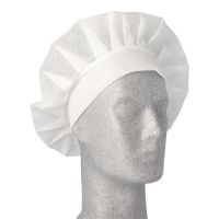 Kochmützen, Vlies Ø 30 cm · 17 cm weiss "France"