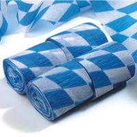 Kreppbänder 10 m x 5 cm "Bayrisch Blau" schwer entflammbar