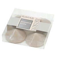 Duftwachs Diamanten, Persimon & Vanilla,  Ø 52 mm · 5 mm, "LUXURY"