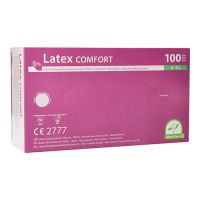 Latexhandschuhe, puderfrei, natur, Größe L, "Medi-Inn®", "Comfort"