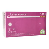 Latexhandschuhe, puderfrei, natur, Größe XL, "Medi-Inn®", "Comfort"